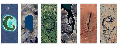 Earth Day 2025 (images via Google Earth)